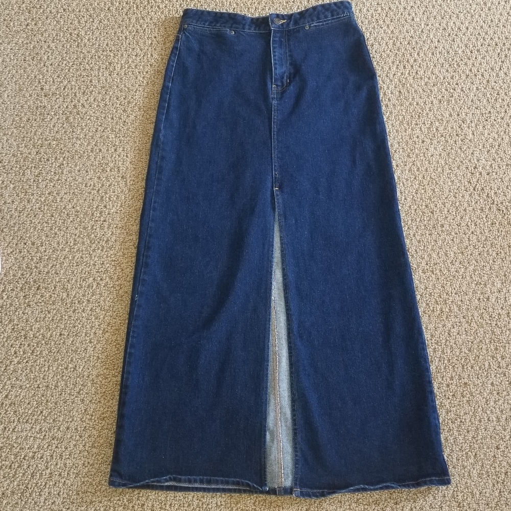 Long Denim Skirt GAP